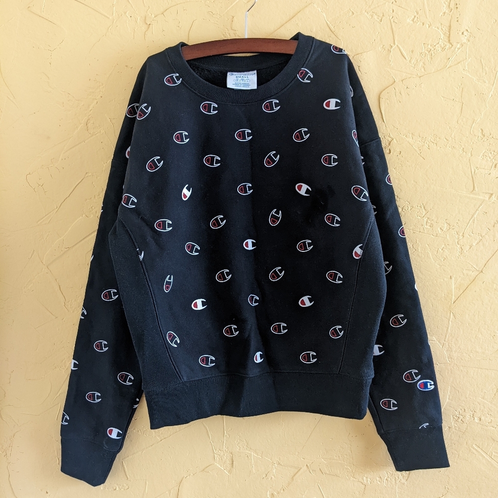 Champion Crew Neck  Logo Sweater